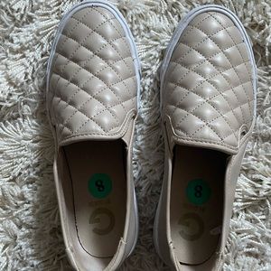 Beige Slip-On Shoes